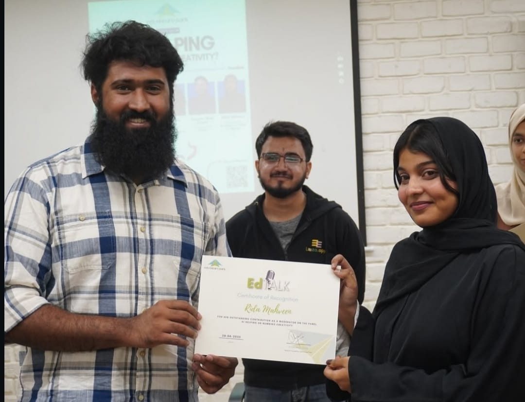 Celebration cake with HURON logo