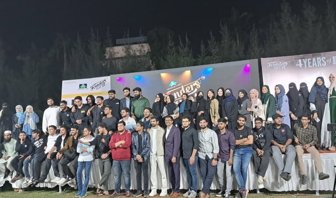 Group of founders cutting ribbon